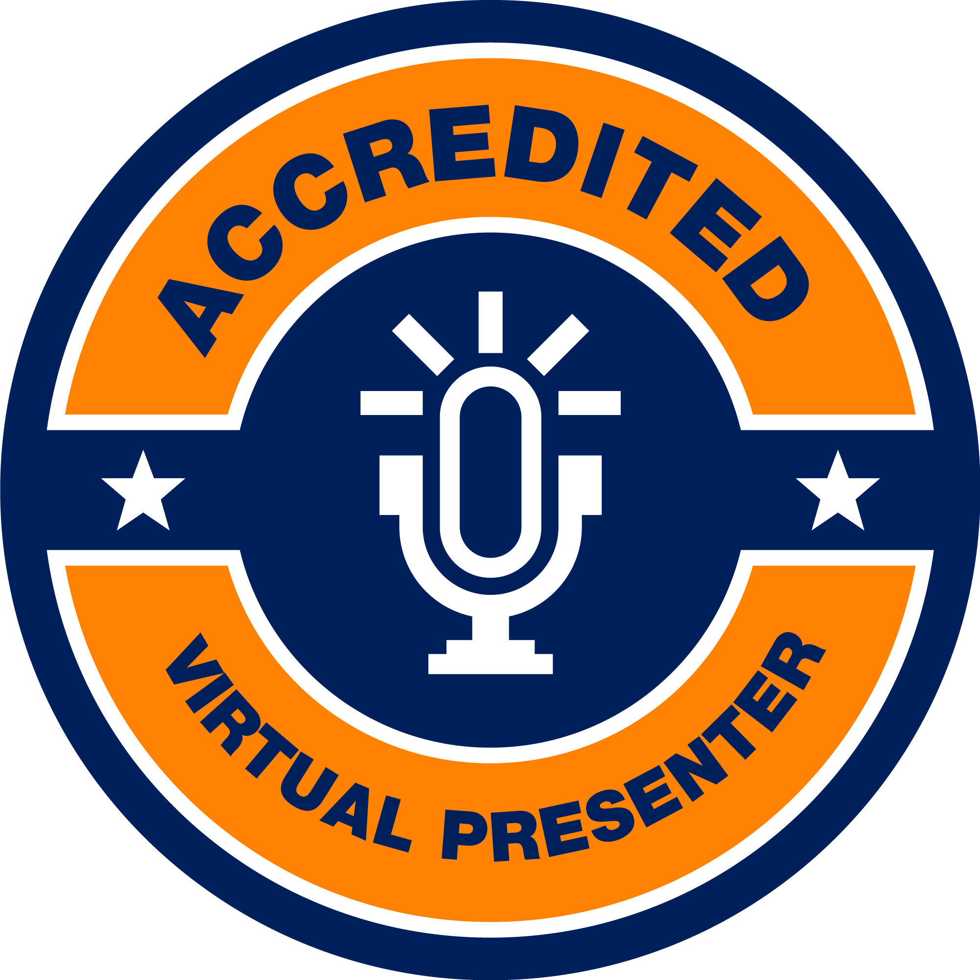 Accredited Virtual Presenter Seal